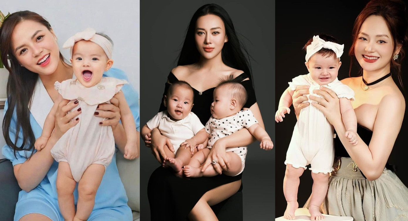 Bộ ba bạn diễn màn ảnh nhỏ: Thu Quỳnh, Phương Oanh, Lan Phương cùng chào đón những em bé Rồng dễ thương. Bộ ba bạn diễn màn ảnh nhỏ: Thu Quỳnh, Phương Oanh, Lan Phương cùng chào đón những em bé Rồng dễ thương.