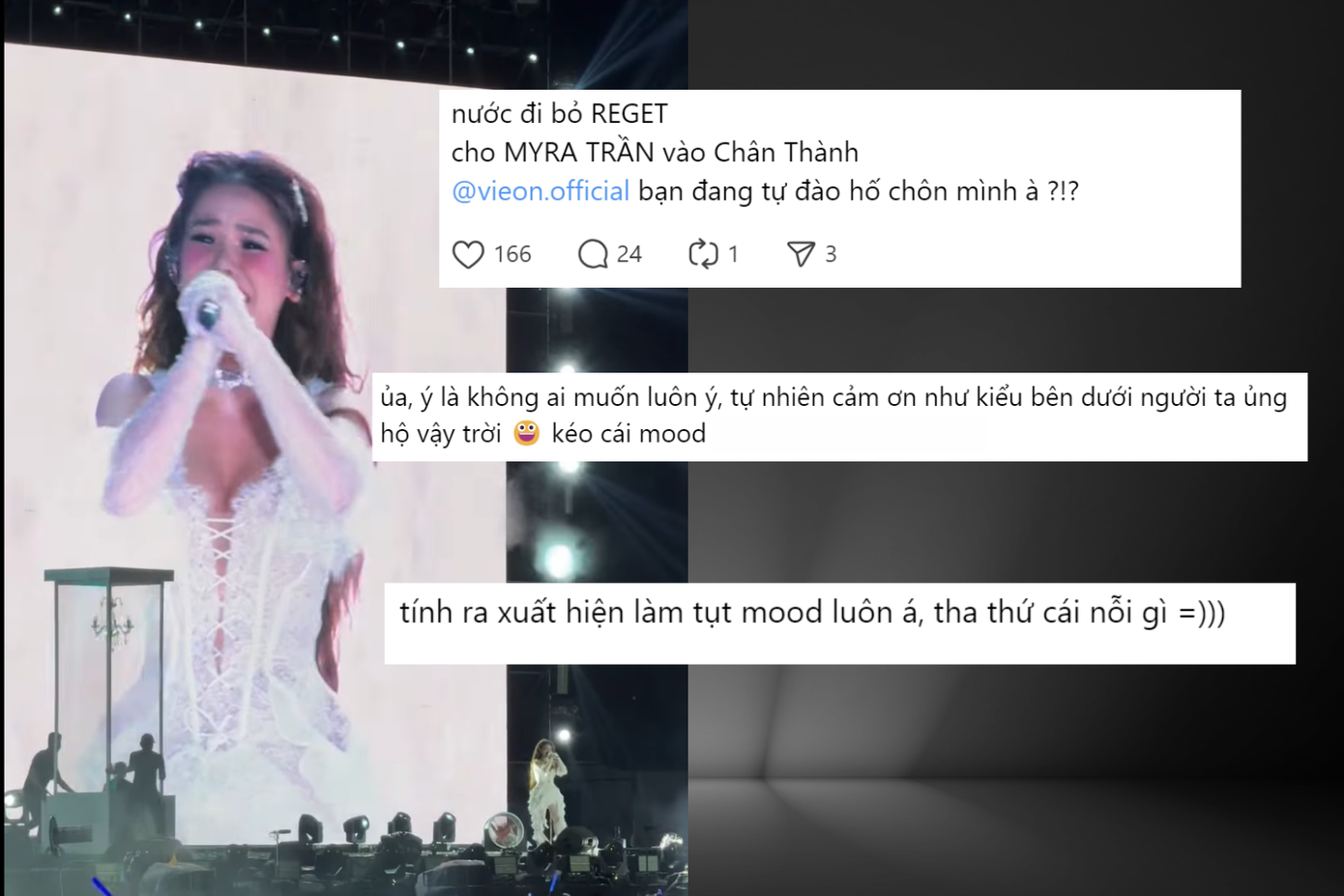 Sự xuất hiện của Lady Mây khiến khán giả thấy không công bằng cho các anh trai.