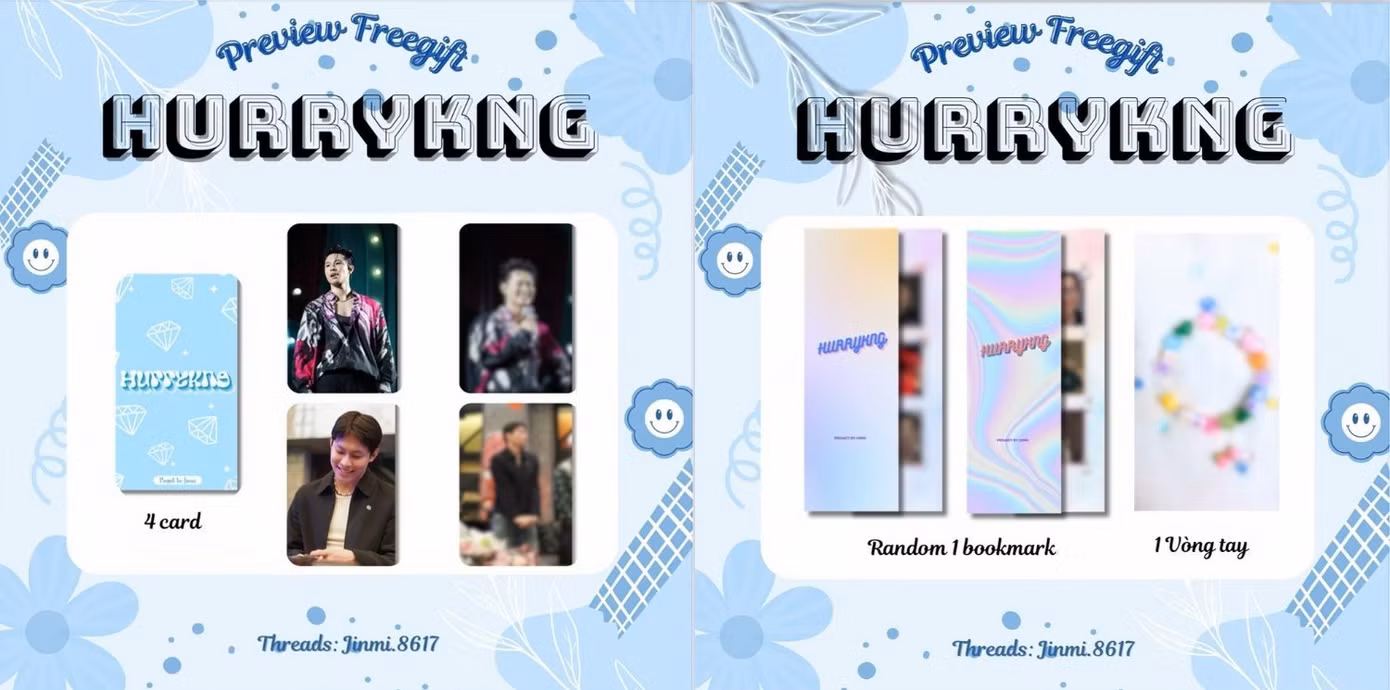 Một bạn "fan cứng" đầu tư quà khủng để lan tỏa đến các "đồng quạt" của HURRYKNG.
