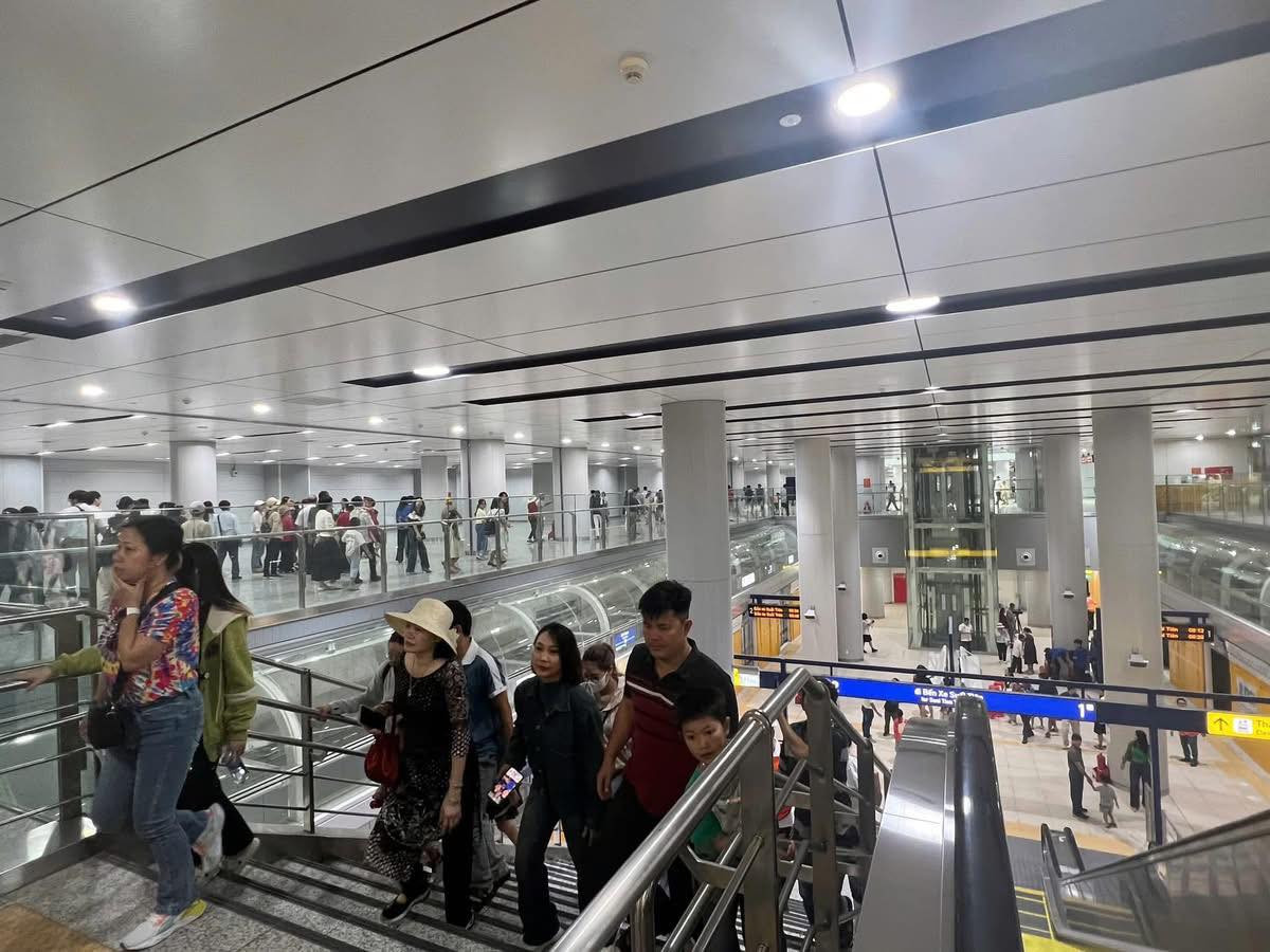 Nội thất nhà ga hiện đại. Ảnh: An toàn giao thông - Văn hóa giao thông