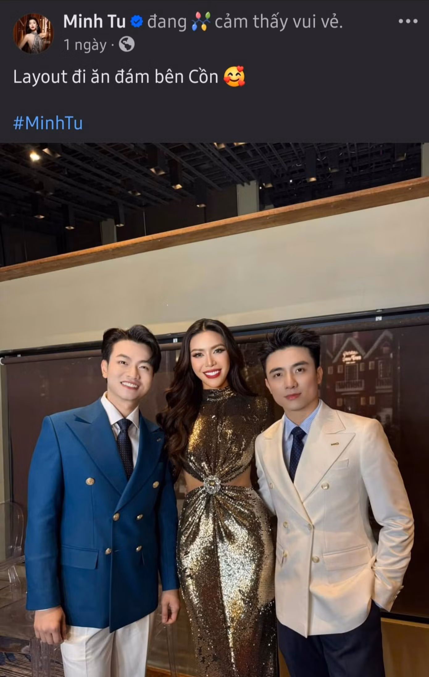 Minh Tú "lên đồ" đi đám giỗ bên cồn dù vẫn đang thắc mắc tại sao bên đó lại có đám giỗ nhiều đến vậy. Minh Tú "lên đồ" đi đám giỗ bên cồn dù vẫn đang thắc mắc tại sao bên đó lại có đám giỗ nhiều đến vậy.