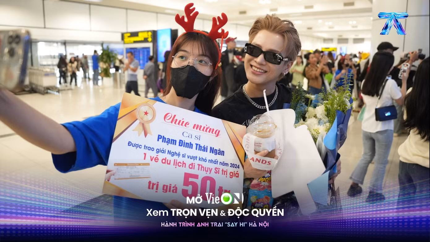 Món quà đặc biệt đã được trao tận tay chính chủ.