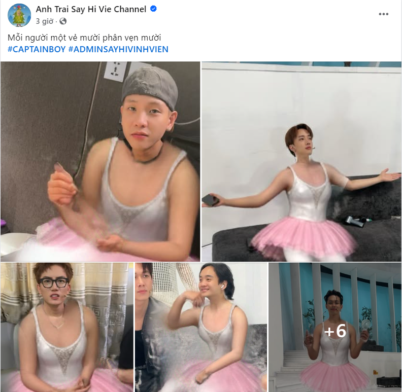 Từ &quot;anh trai&quot;, Giám đốc Âm nhạc đến ê-kíp đều hóa diễn viên múa ba-lê qua ống kính của Captain Boy.