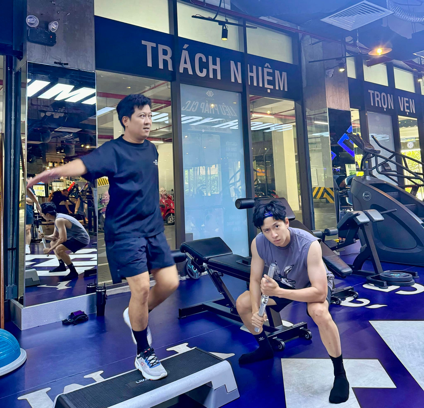 Để có được vóc dáng như hiện tại, Trường Giang đã áp dụng chế độ ăn uống khoa học và tích cực tập gym. Ảnh: Ngô Kiến Huy