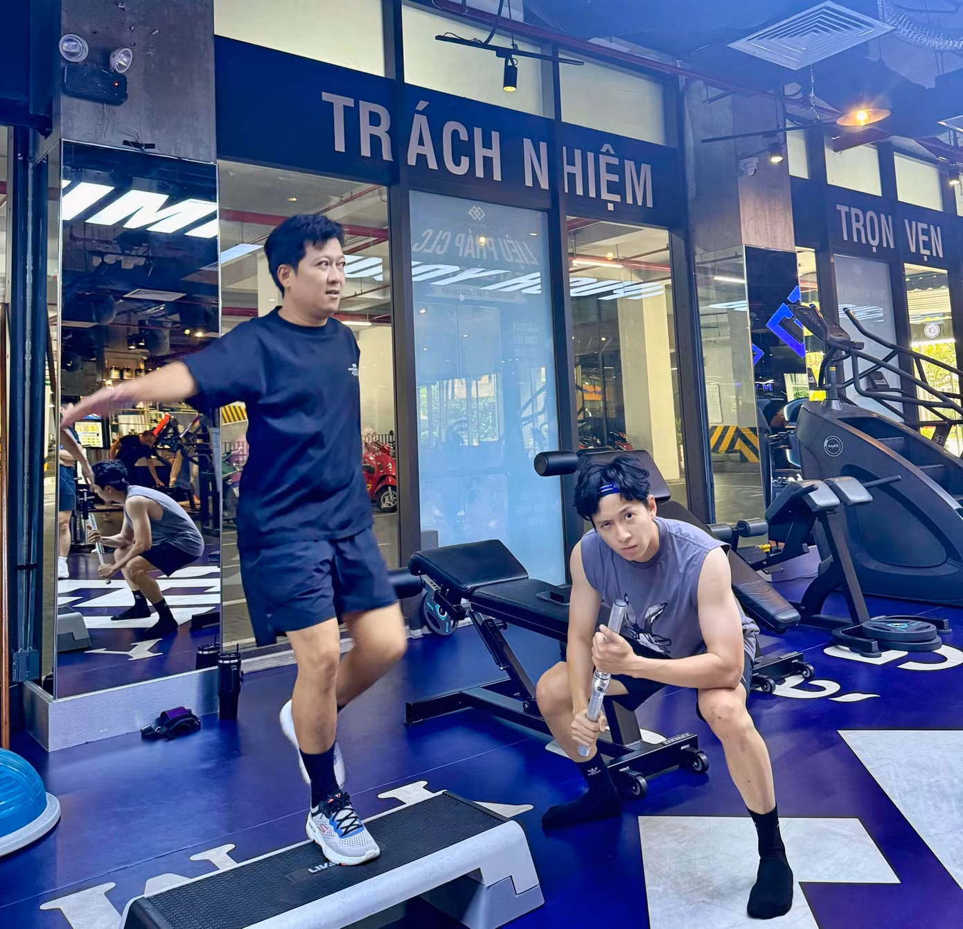 Để có được vóc dáng như hiện tại, Trường Giang đã áp dụng chế độ ăn uống khoa học và tích cực tập gym. Ảnh: Ngô Kiến Huy