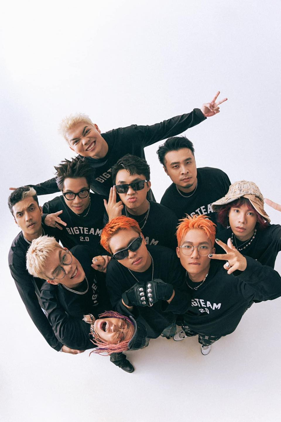 Team BigDaddy Rap Việt Mùa 4. Ảnh: FBNV Team BigDaddy Rap Việt Mùa 4. Ảnh: FBNV