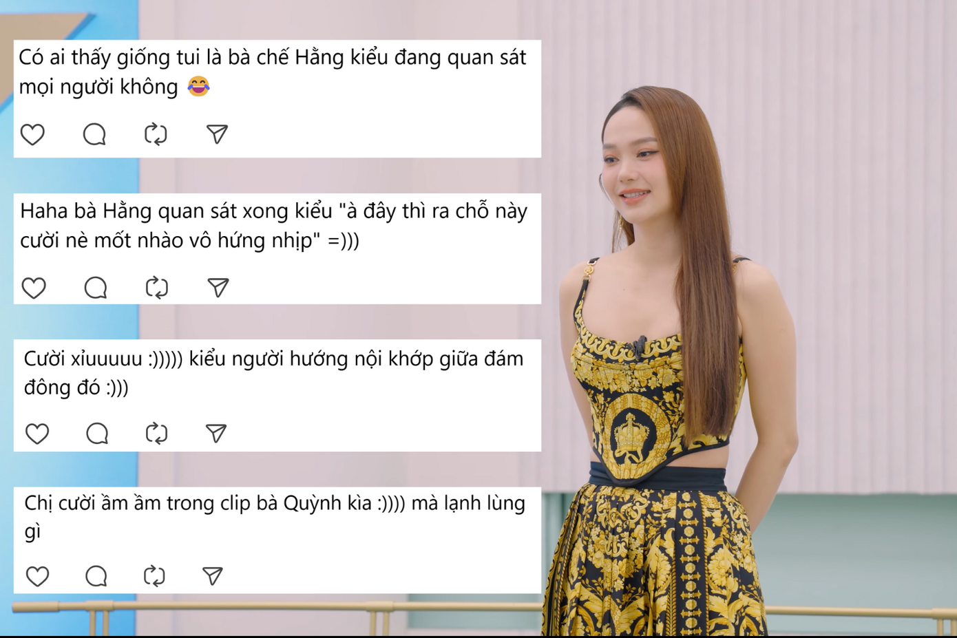 Nhiều ý kiến cho rằng Minh Hằng đang quan sát và &quot;ghi miếng&quot;.