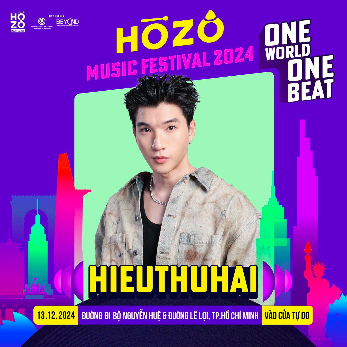 Với 45 phút làm chủ sân khấu HOZO, khán giả trông chờ &quot;cú nổ lớn&quot; từ HIEUTHUHAI.