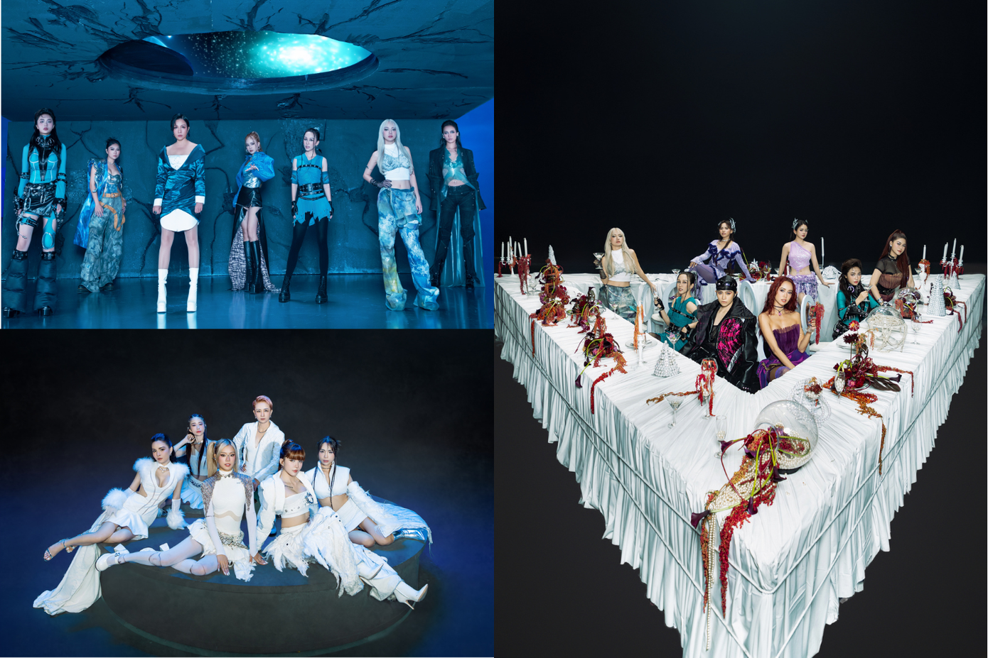 Các "chị đẹp" biến hóa theo nhiều phong cách khác nhau.