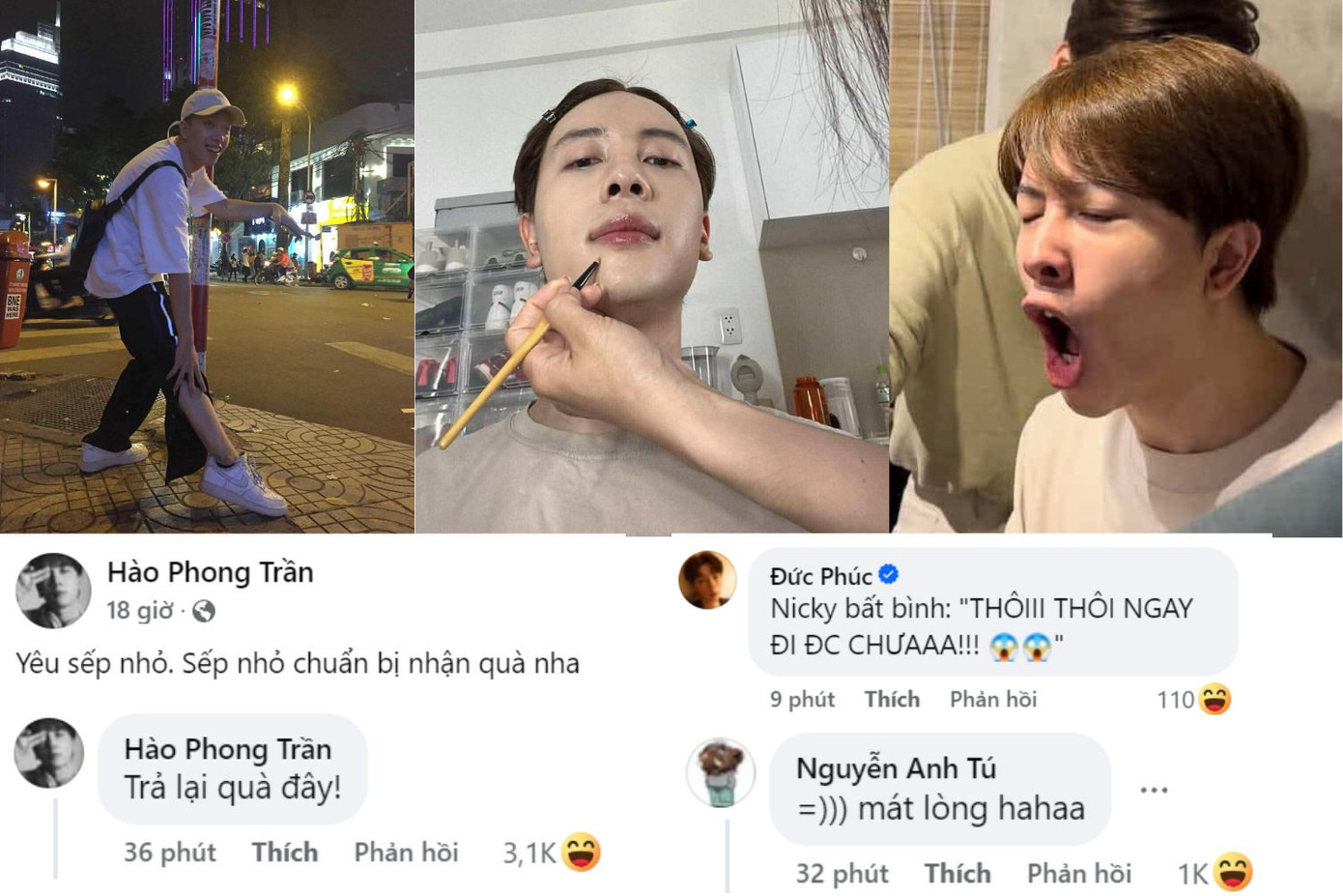 Từ "yêu sếp nhỏ", NICKY đã nhanh chóng phải "trả giá", "đòi lại quà" trong sự hả hê của các "anh trai". Từ "yêu sếp nhỏ", NICKY đã nhanh chóng phải "trả giá", "đòi lại quà" trong sự hả hê của các "anh trai".