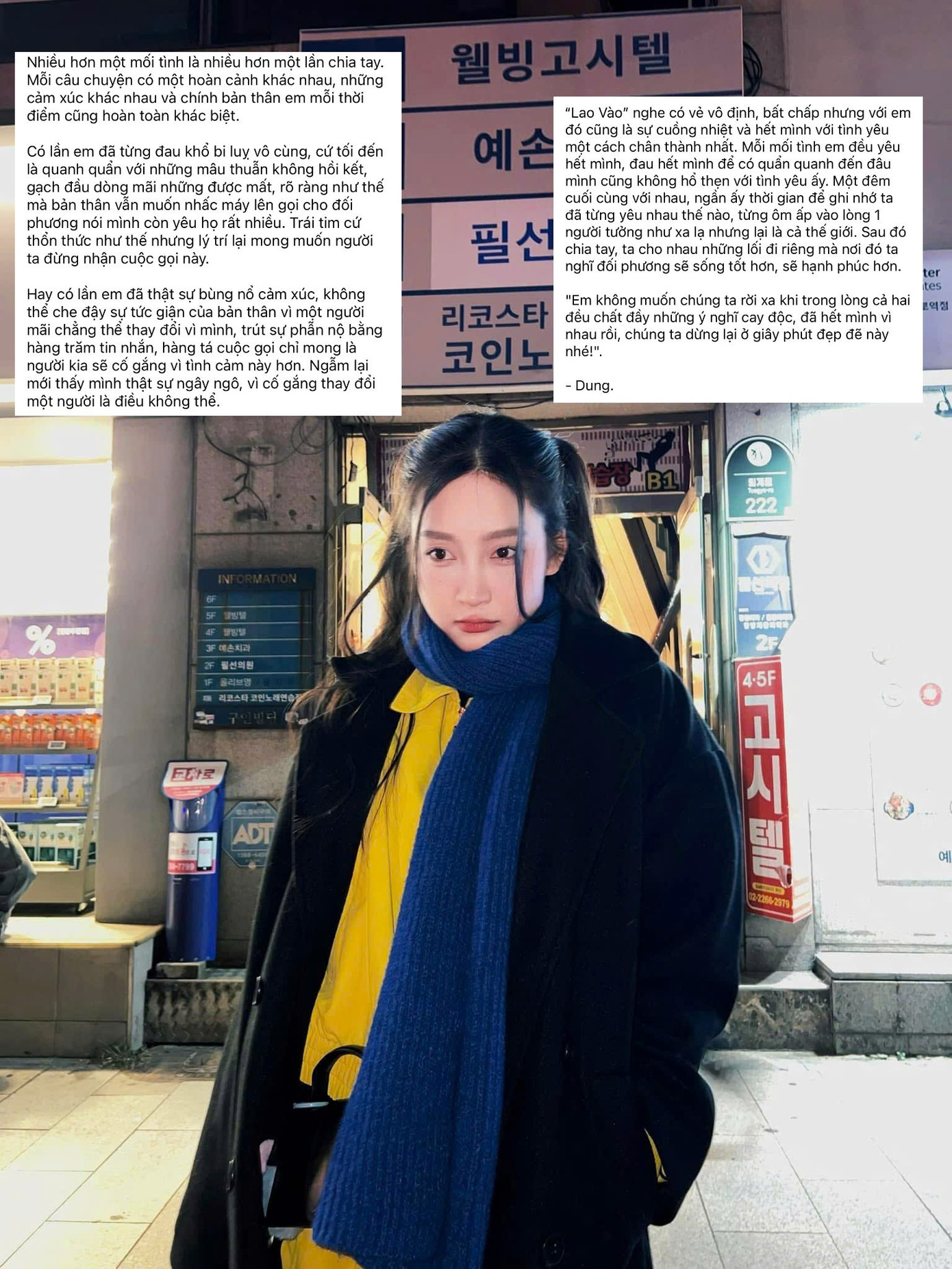 Nguyên văn chia sẻ của Juky San về chuyện tình cảm.