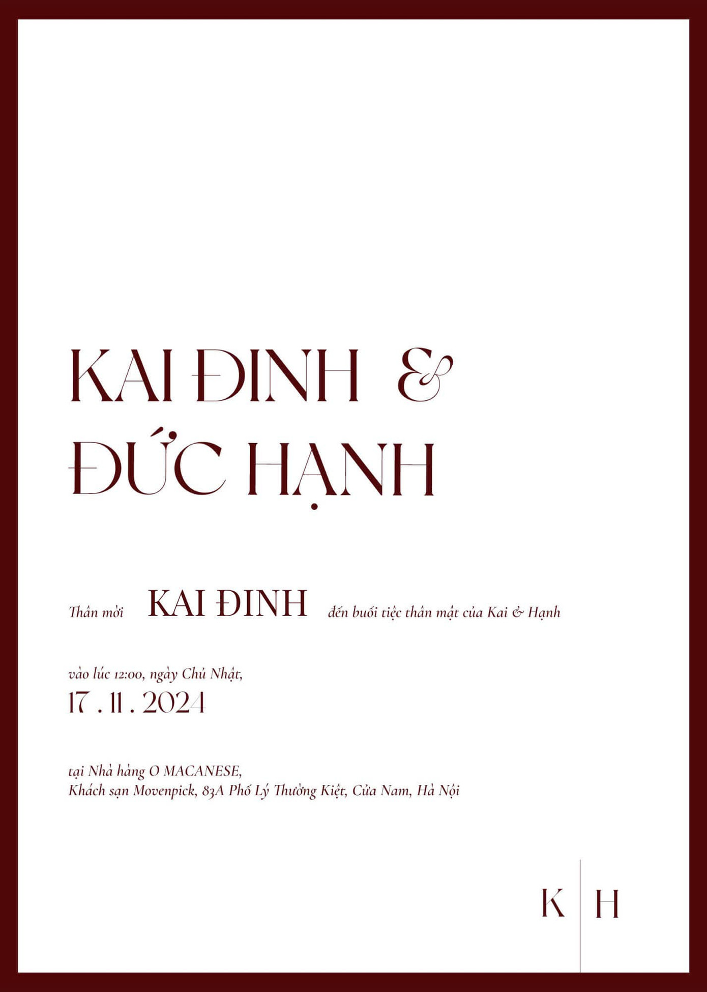 Kai Đinh báo tin vui theo phong cách độc lạ. Ảnh: FB Kai Đinh