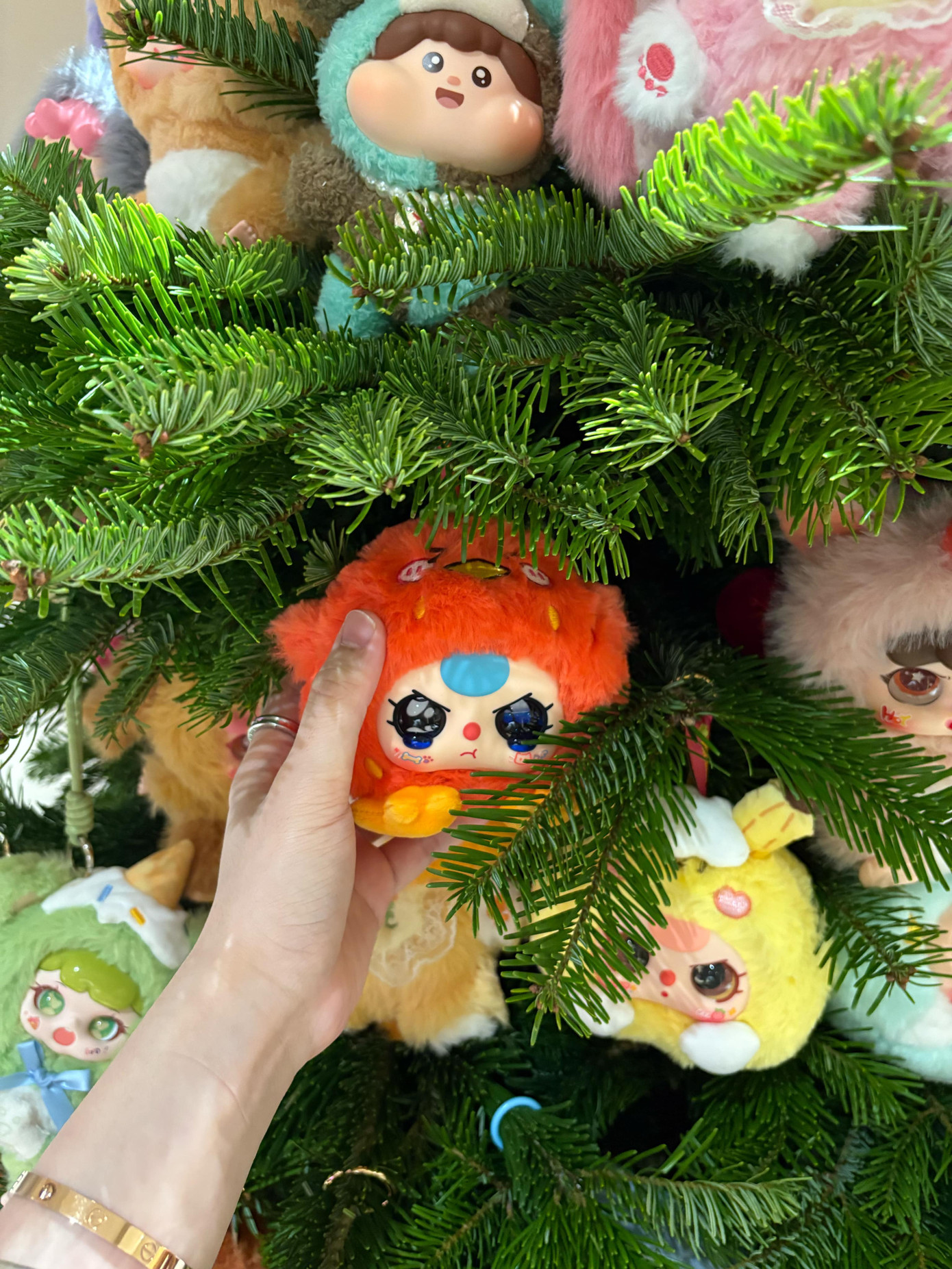 Cây thông khiến cộng đồng mạng dậy sóng vì độ đáng yêu. Ảnh: Việt Anh