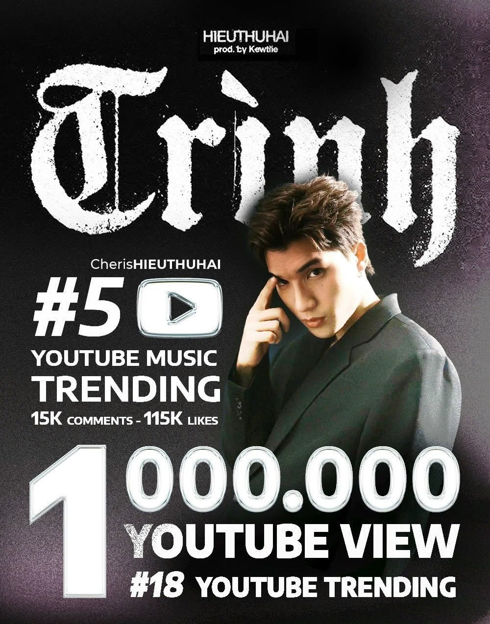 TRÌNH đạt thành tích đáng nể sau chưa đầy 24 giờ phát hành. TRÌNH đạt thành tích đáng nể sau chưa đầy 24 giờ phát hành.