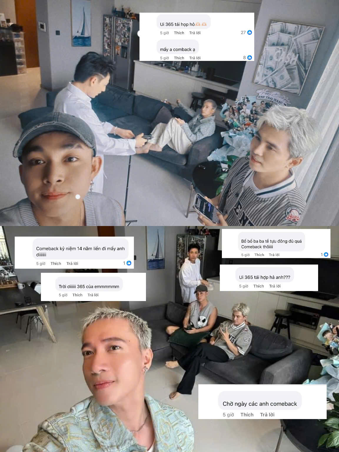 Fan mong chờ tín hiệu comeback từ 365daband.