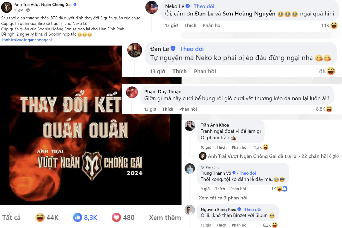 Khổ chủ Binz lên tiếng đính chính, tất cả là tự nguyện không phải bị ép. Khổ chủ Binz lên tiếng đính chính, tất cả là tự nguyện không phải bị ép.