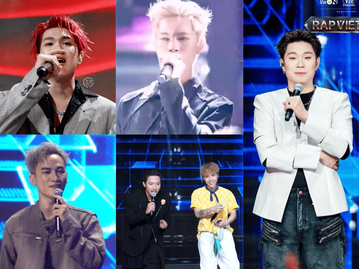 Nhiều “anh trai” như Quang Hùng MasterD, Captain, Dương Domic... xuất hiện trên sân khấu Rap Việt. Nhiều “anh trai” như Quang Hùng MasterD, Captain, Dương Domic... xuất hiện trên sân khấu Rap Việt.