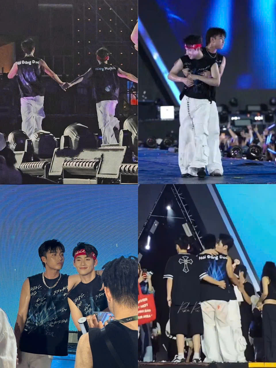 Thậm chí ở Concert D-2 Anh Trai "Say Hi", cặp đôi này còn có cử chỉ thân mật khiến dân tình trầm trồ vì quá "mạnh dạn". Thậm chí ở Concert D-2 Anh Trai "Say Hi", cặp đôi này còn có cử chỉ thân mật khiến dân tình trầm trồ vì quá "mạnh dạn".