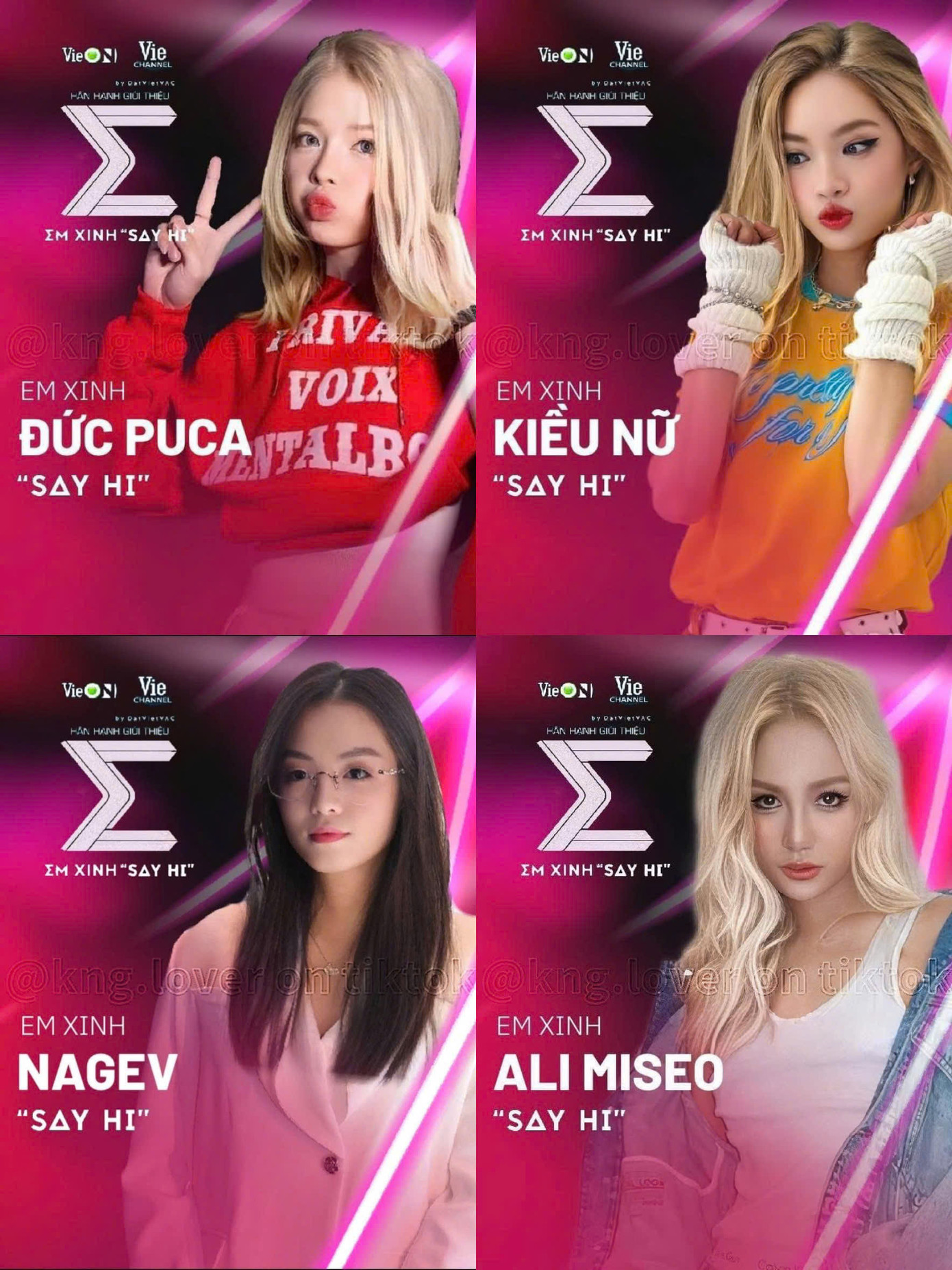 Chân dung những Em Xinh mang nét đẹp &quot;lai Tây&quot; khiến dân tình &quot;chưa thi đã chọn được bias&quot;.