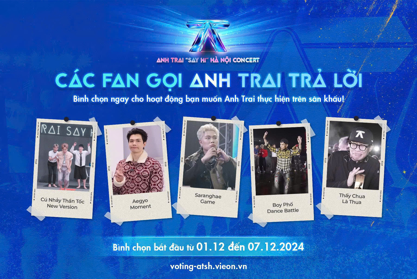 Một trong những đặc quyền hấp dẫn tại D-3 là khán giả sẽ được bầu chọn cho hoạt động mình yêu thích. Một trong những đặc quyền hấp dẫn tại D-3 là khán giả sẽ được bầu chọn cho hoạt động mình yêu thích.