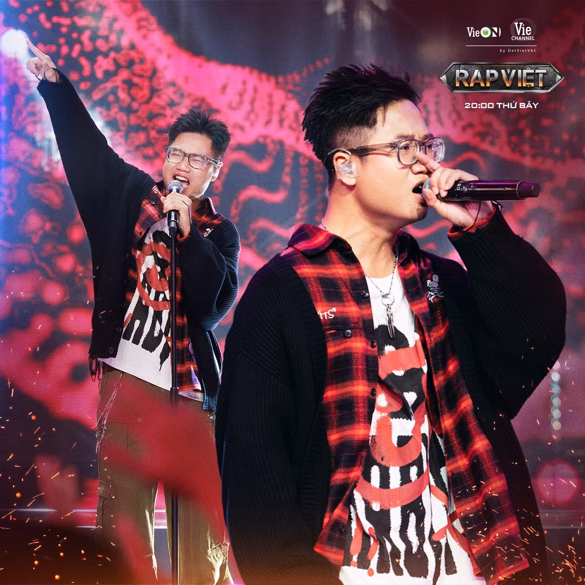 Với sở trường rap storytelling, Lower khiến khán giả cực "suy" với tiết mục Ba Điều Ước, trở thành "chiến binh" đội Karik.