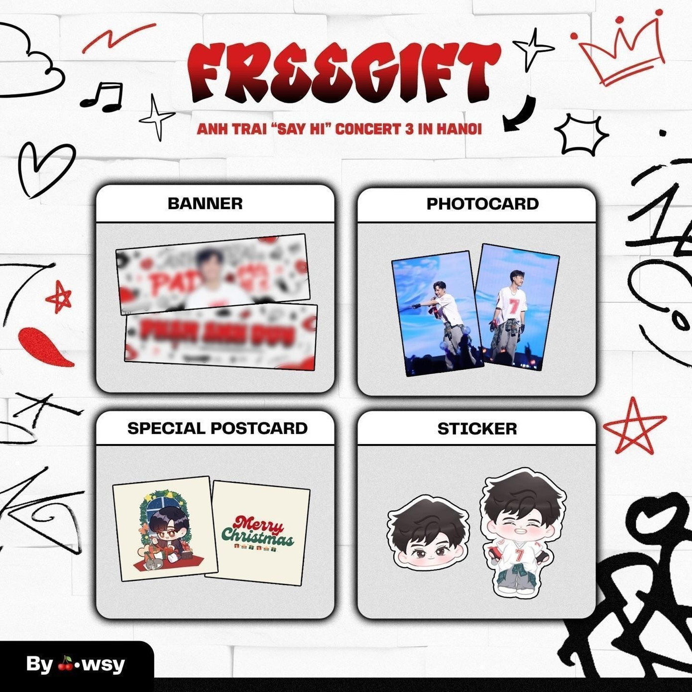 Set quà 4 món từ FC Phạm Anh Duy dự kiến gửi đến fan.