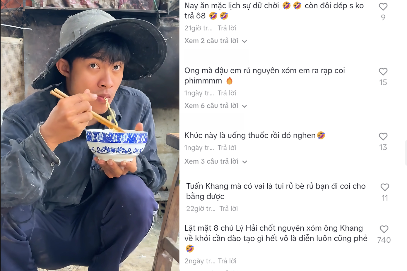 Chàng TikToker "bất đắc dĩ" chiếm được cảm tình của cộng đồng mạng.