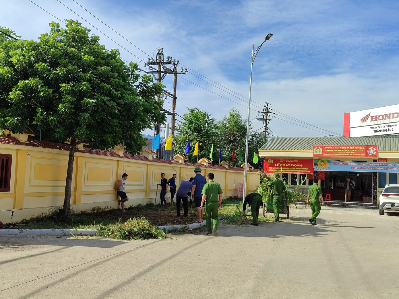 Ảnh: Tuổi trẻ Công an huyện Tuyên Hóa - Quảng Bình