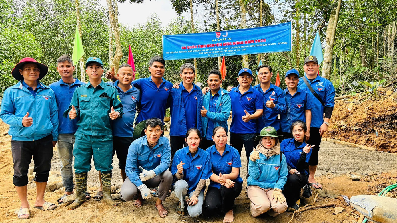 Ảnh: Tuổi trẻ huyện Ba Tơ