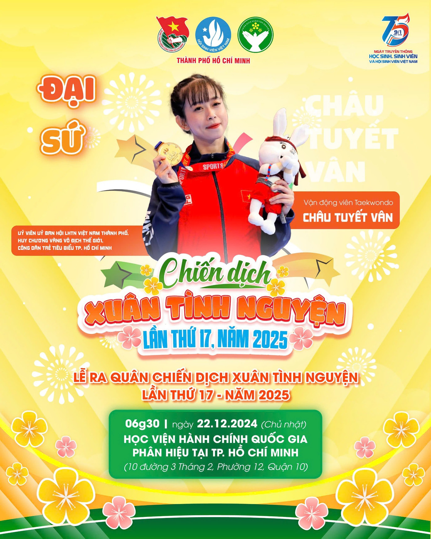 Nhiều "vì tinh tú" khác cũng tham gia làm đại sứ đã giúp không khí tình nguyện Xuân 2025 nóng hơn bao giờ hết.