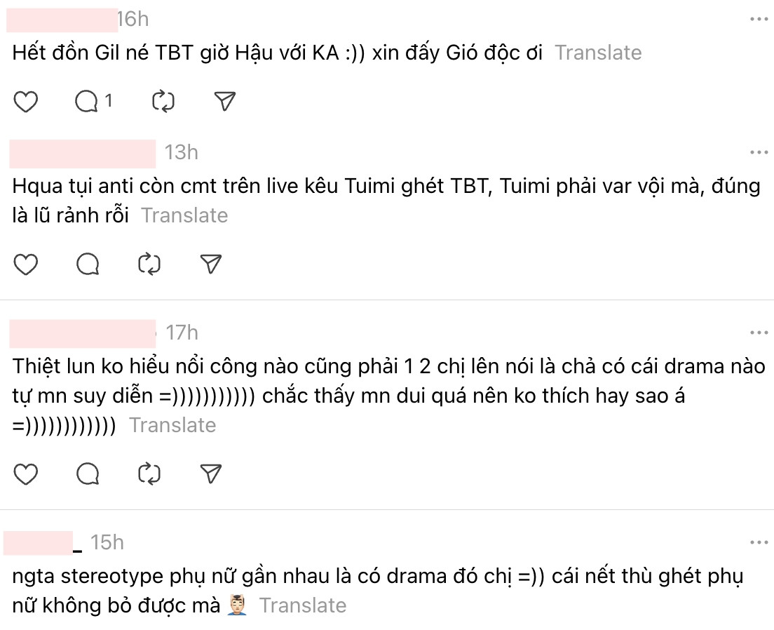 Nhiều khán giả phản đối việc dựng lên drama vô căn cứ, cho rằng tất cả chỉ là suy diễn.