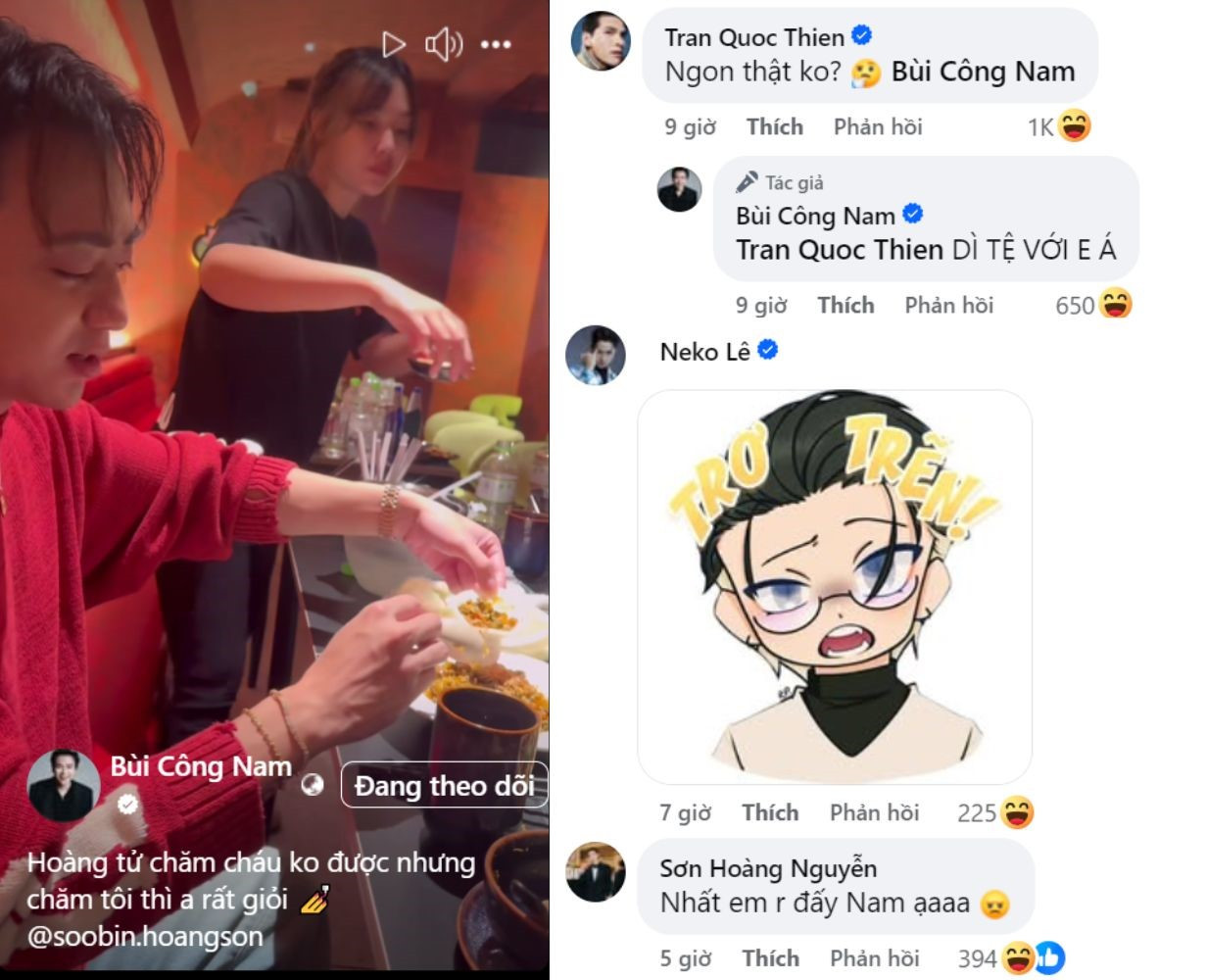 Bùi Công Nam manifest thành công, trở thành "cháu" của SOOBIN. Bùi Công Nam manifest thành công, trở thành "cháu" của SOOBIN.