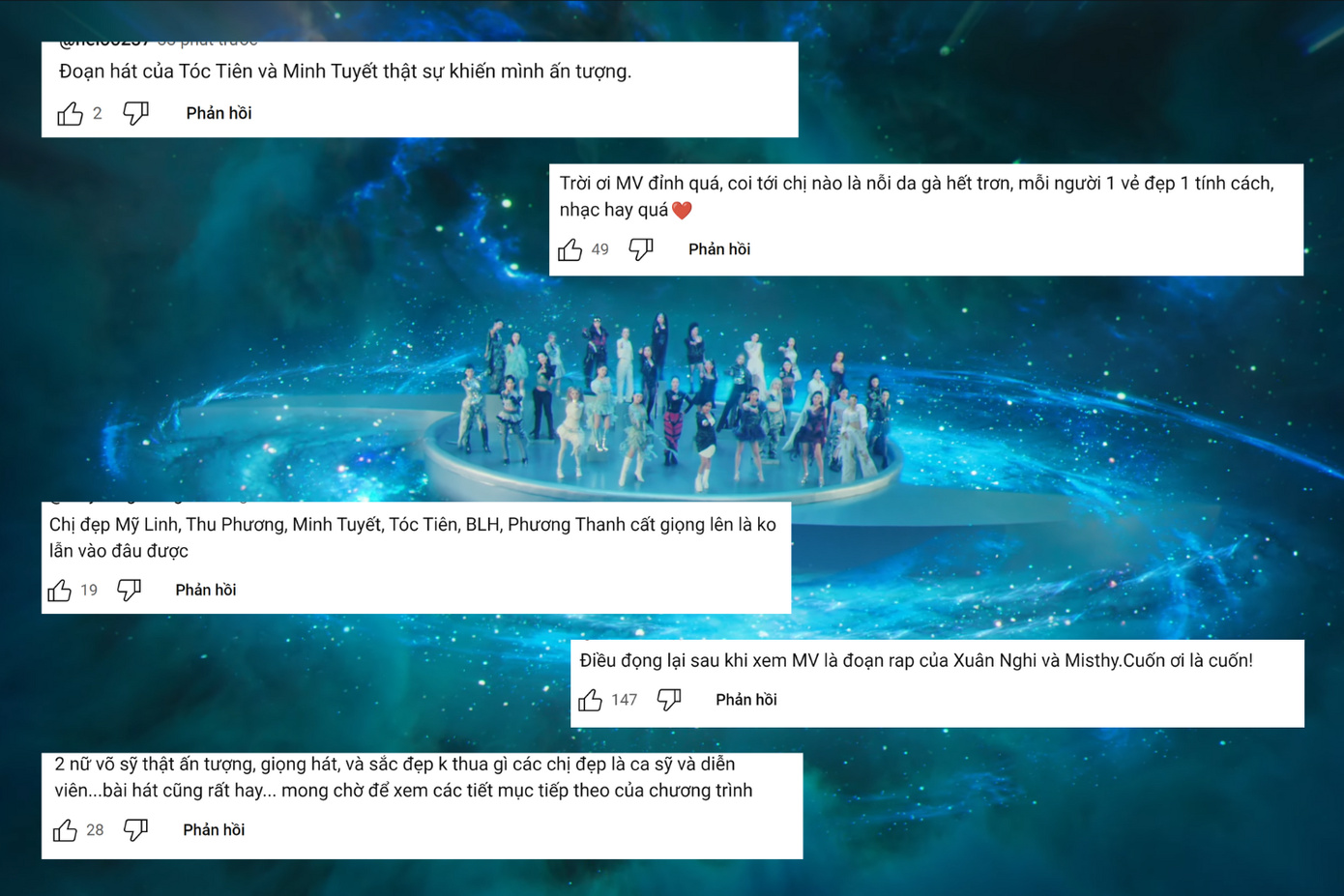 Cộng đồng mạng dành lời khen cho ca khúc chủ đề chương trình Chị Đẹp 2024.