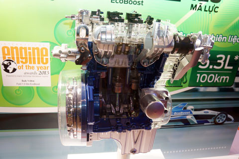 Mô hình mặt cắt động cơ EcoBoost
