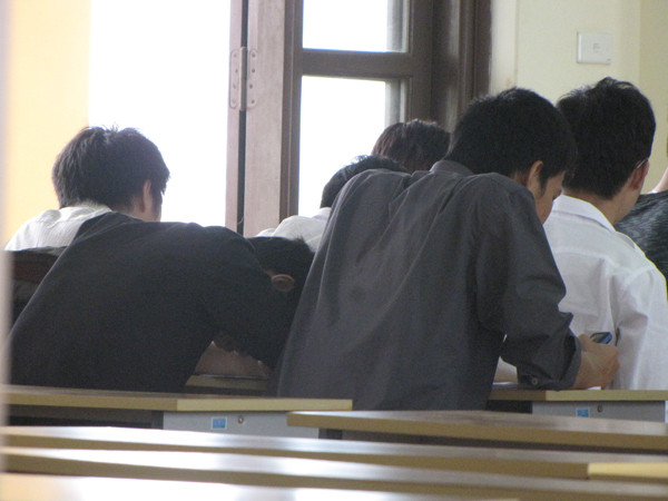 Một bức ảnh chụp trong một giờ học tại trường Đại học Đại Nam. Ảnh: Trường Phong