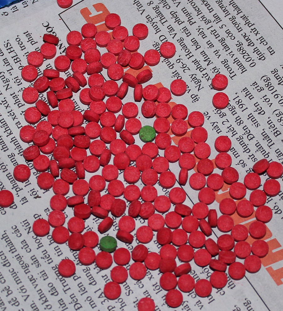 Tang vật vụ án bị thu giữ