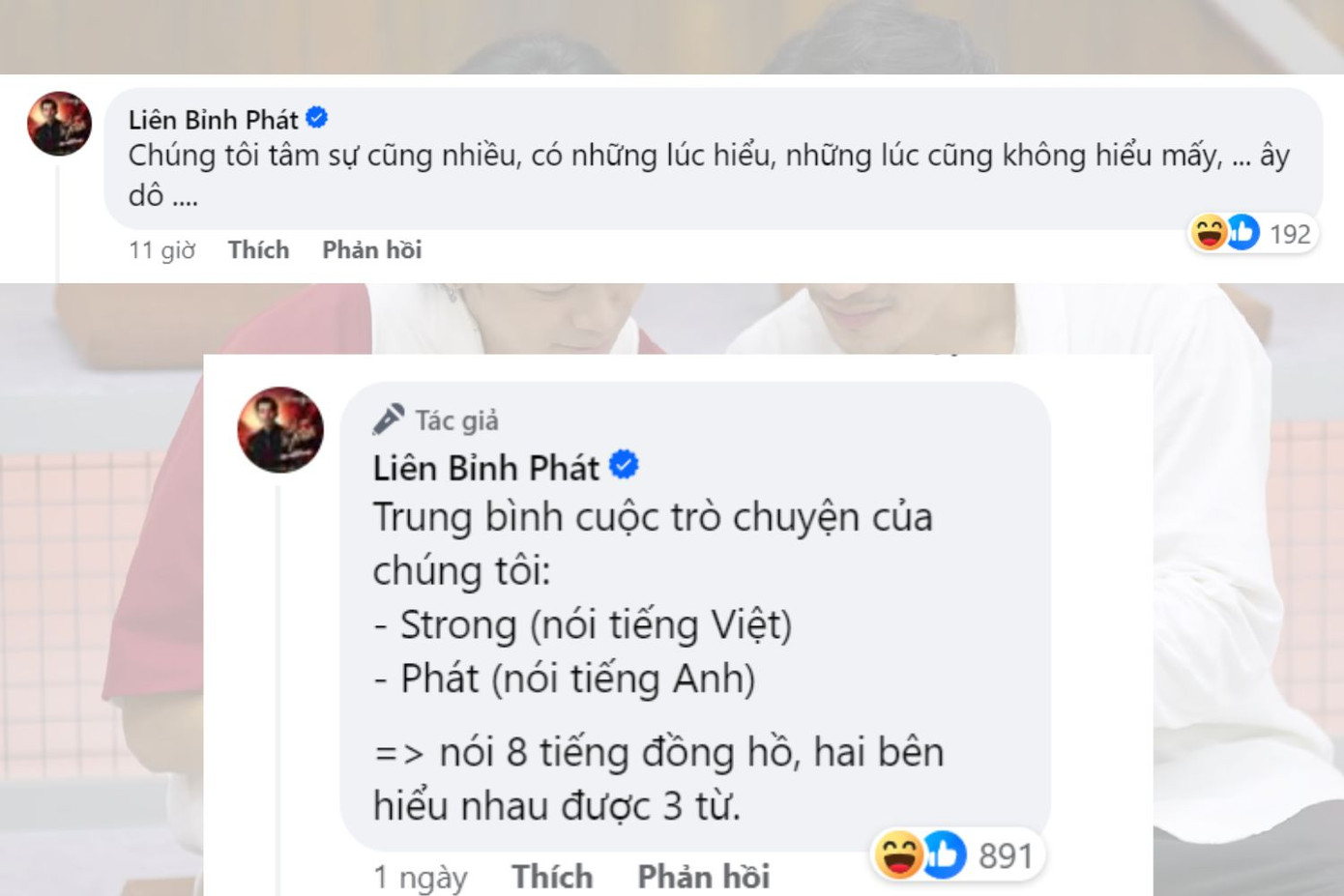 Đôi bạn cùng tiến nhưng tiến không đáng kể.