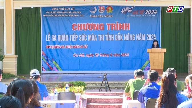 Năm nay toàn tỉnh có 7.704 thí sinh đăng ký dự thi, trong đó có 1.845 thí sinh là người dân tộc thiểu số, dự thi tại 21 điểm thi với 344 phòng thi. Ảnh: Đài Phát thanh và Truyền hình Đắk Nông