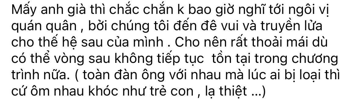 Lời chia sẻ của Tuấn Hưng về vòng loại khiến netizen lo lắng. Lời chia sẻ của Tuấn Hưng về vòng loại khiến netizen lo lắng.