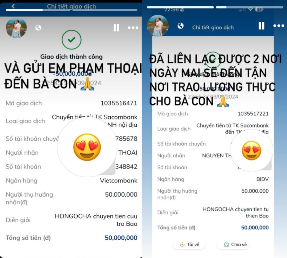 Hồ Ngọc Hà liên lạc với địa phương và sẽ đến trao lương thực cho bà con. Hồ Ngọc Hà liên lạc với địa phương và sẽ đến trao lương thực cho bà con.