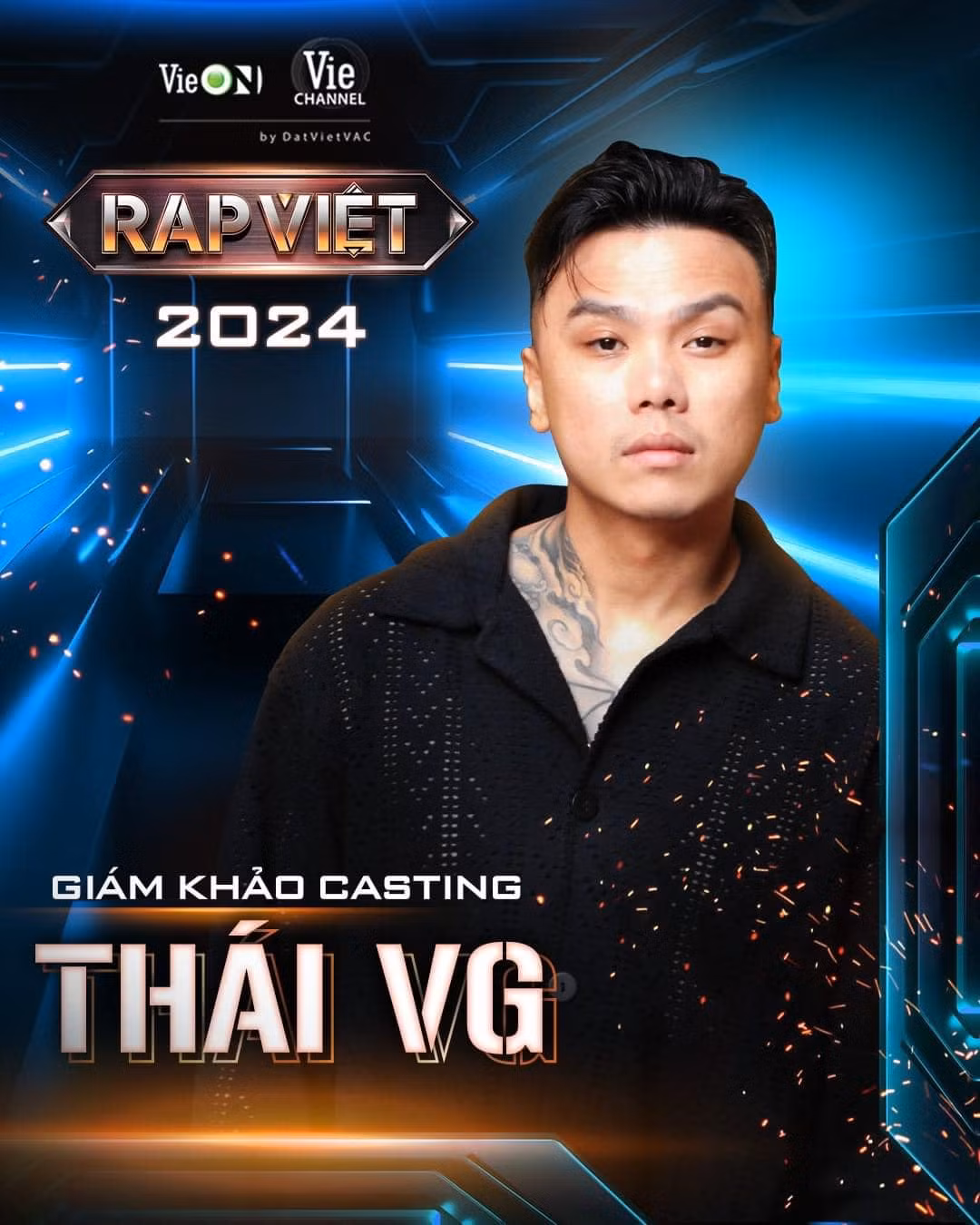 Rapper Thái VG lần đầu tham gia tuyển chọn thí sinh tại vòng casting.