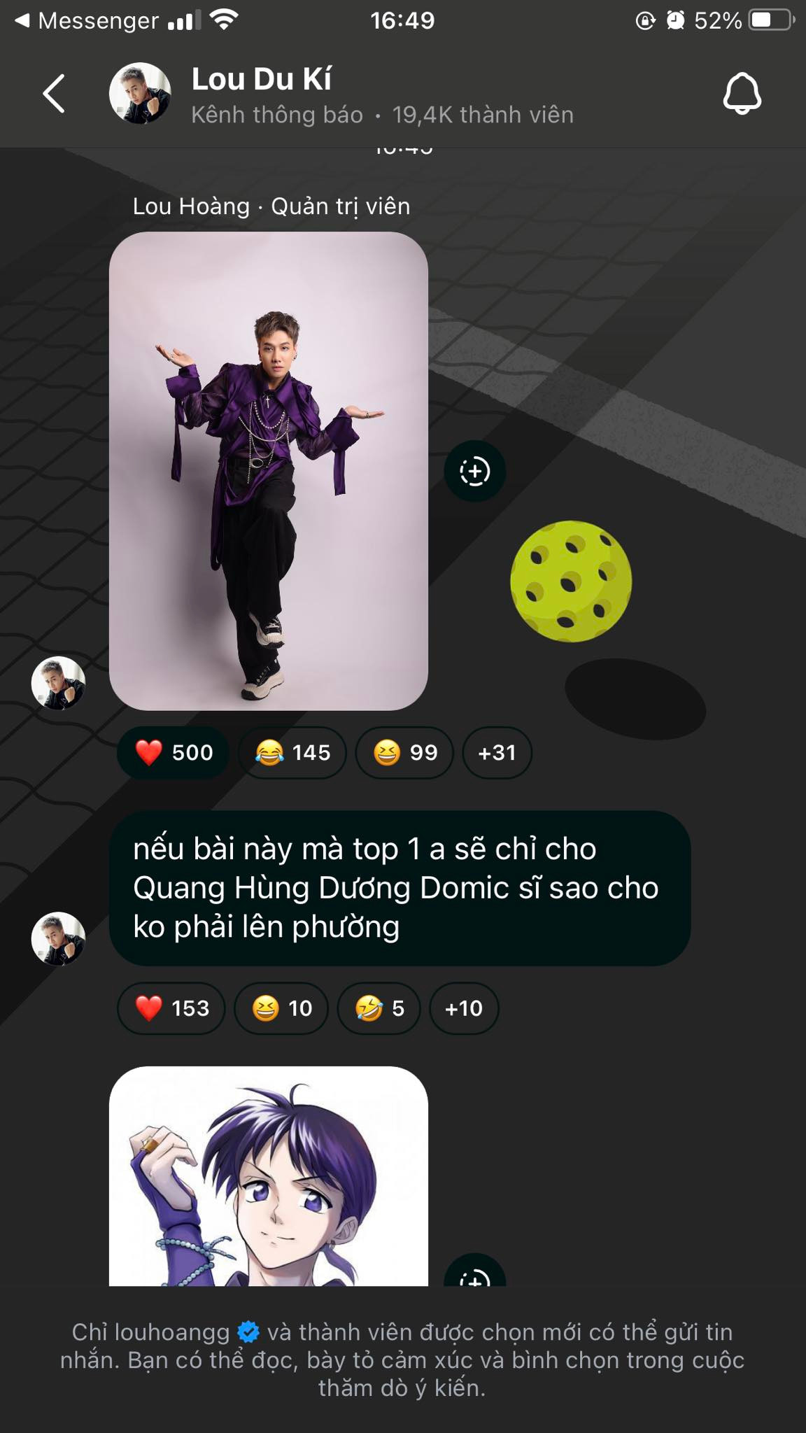 Tuy ít nói, điềm đạm trên show nhưng Lou Hoàng thực tế cũng là một "cây hài". Tuy ít nói, điềm đạm trên show nhưng Lou Hoàng thực tế cũng là một "cây hài".