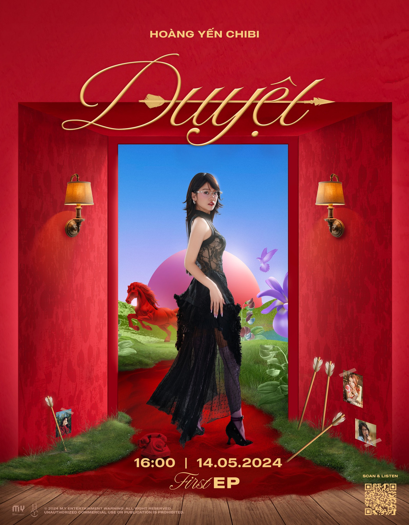 Hoàng Yến Chibi tung poster EP Duyệt, khán giả kỳ vọng về một định hướng mới của cô nàng.