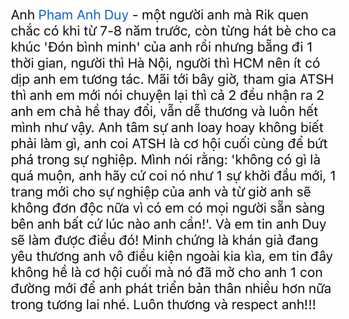 Team Thi Sĩ dành nhiều tình cảm và sự trân trọng cho nhau. Team Thi Sĩ dành nhiều tình cảm và sự trân trọng cho nhau.