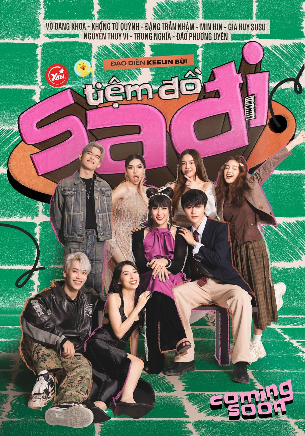 Anh chàng thử sức với vai trò diễn viên trong phim sitcom Tiệm Đồ Sa-Đi.