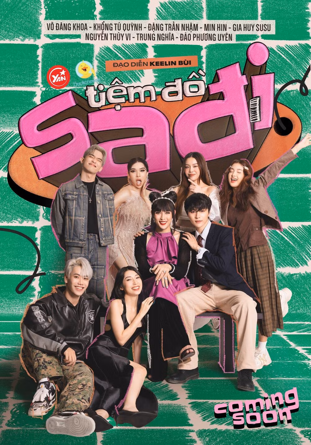 Anh chàng thử sức với vai trò diễn viên trong phim sitcom Tiệm Đồ Sa-Đi.