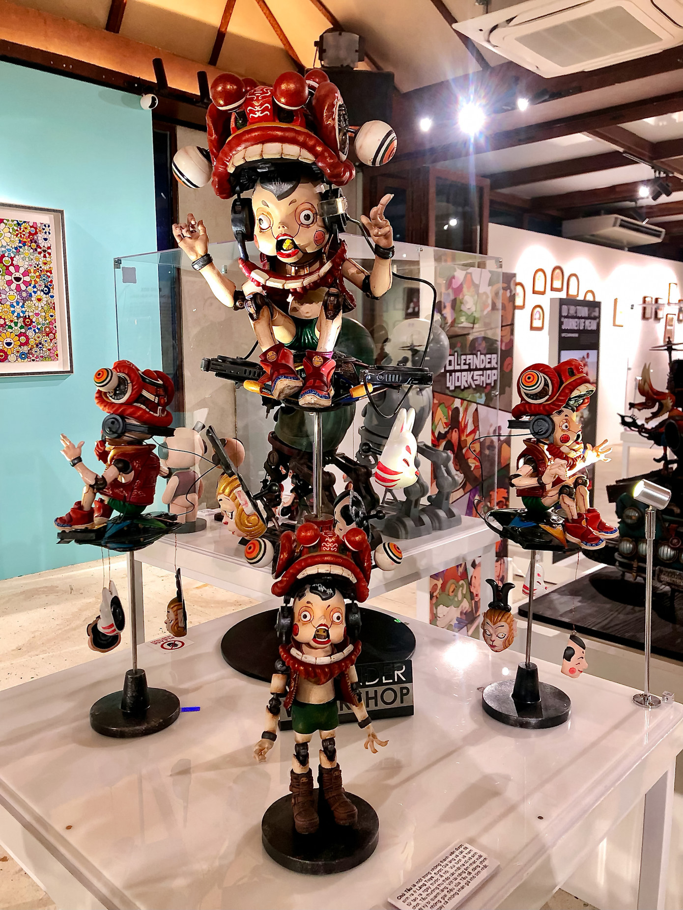 Bộ art toy "Chú Tễu Múa Lân" gợi cảm giác hoài niệm cho người trẻ Việt.