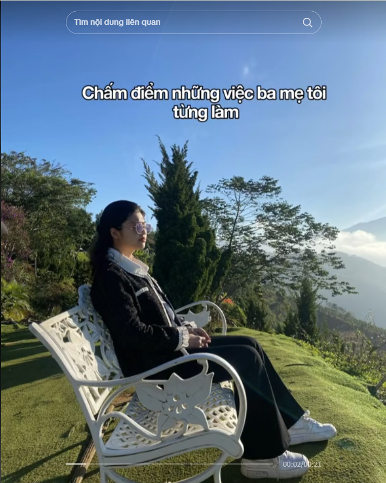 Một tài khoản khác cho biết, bản thân cảm thấy biết ơn và tự hào vì được gia đình ủng hộ, tạo điều kiện để cô theo học tại ĐH top đầu. Nguồn: @thutrngthanh.