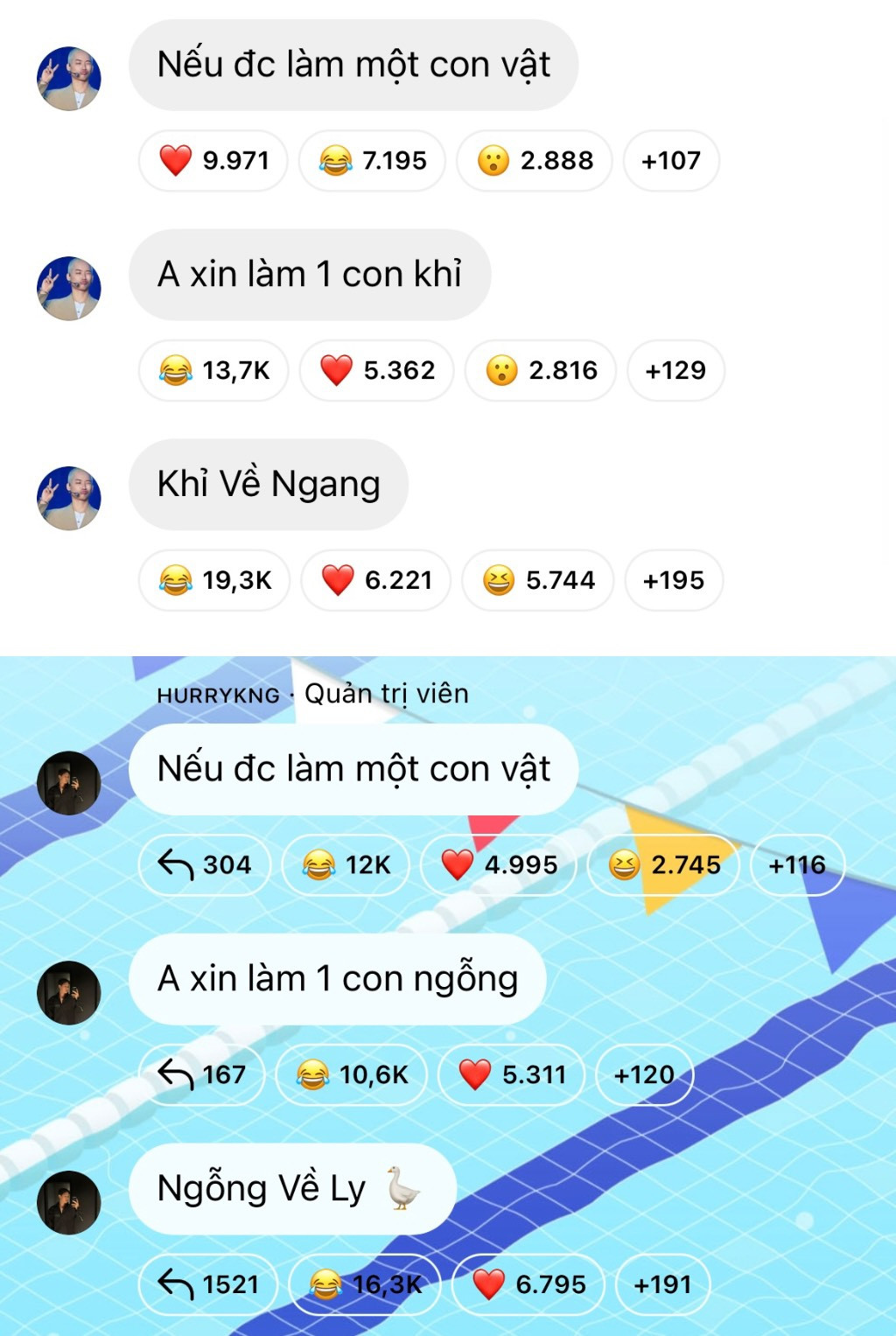 Trước đó, cả hai đã có những khoảnh khắc tương tác thân thiết đến mức khiến netizen bất lực gọi &quot;chính thất&quot; của HURRYKNG vào cuộc.