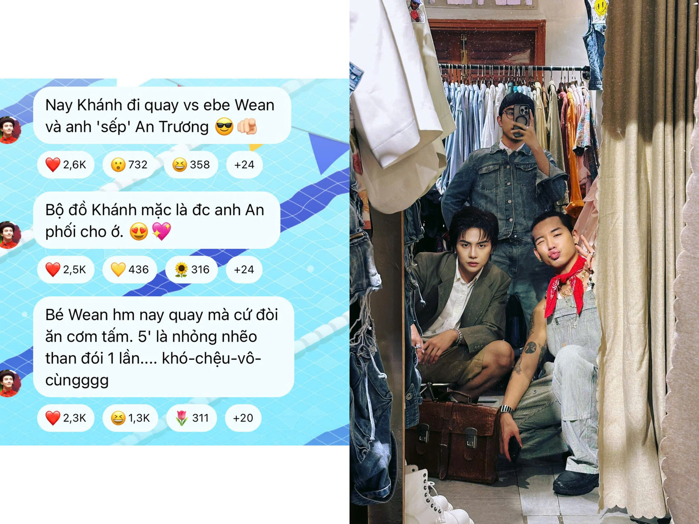 Tương tác đáng yêu giữa “Say Hi” và “Chông gai” được netizen quan tâm. Tương tác đáng yêu giữa “Say Hi” và “Chông gai” được netizen quan tâm.